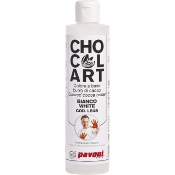 Pavoni Coloured Cocoa Butter -  White - 200g